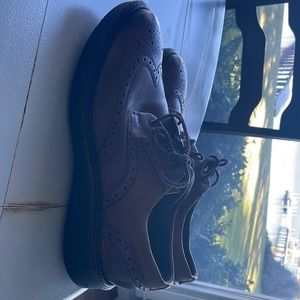 Men Ecco Dress Shoes Wing Tip Size 42